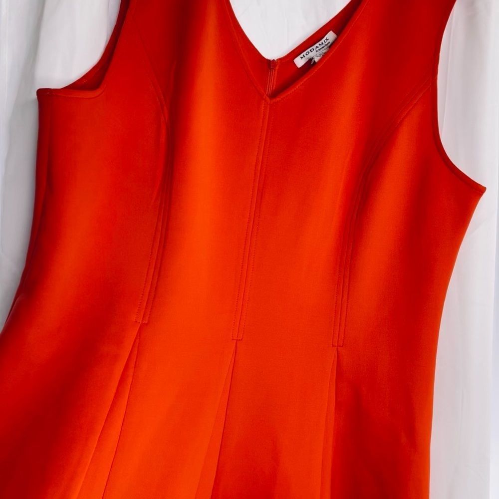 MODAMIX by Brandon Thomas,Size 2X, Scuba Tank Dress, Womens Sleeveless vneck NWT - Picture 13 of 16